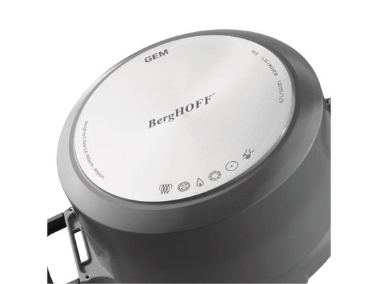 BergHOFF GEM 10.25" Stay-Cool Two-Handled Sauté Pan 4.1Qt., Gray