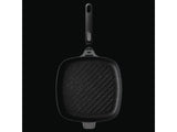 BergHOFF GEM 11" Non-Stick Square Grill Pan, Detachable Handle, Grey