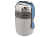 BergHOFF Leo 0.7qt Dual Lunch Pot, Gray & Blue