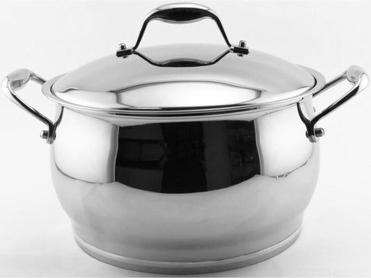 BergHOFF Zeno 7Qt Stainless Steel Covered Stockpot