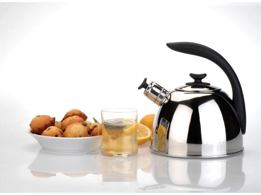 BergHOFF Essentials 18/10 Stainless Steel 2.6qt. Whistle Kettle