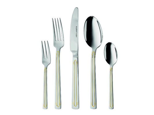 BergHOFF Essentials 30Pc 18/10 Stainless Steel Flatware Set, Heritage