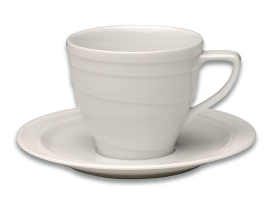 BergHOFF Eclipse 6 oz. Porcelain Coffee Cup & Saucer