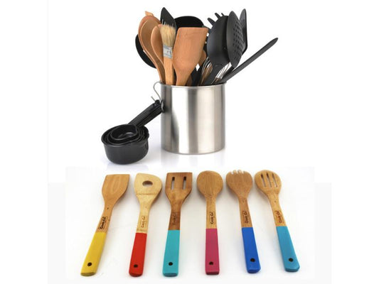 BergHOFF Studio 29pc Nylon and Bamboo Tool Set