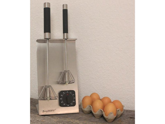 BergHOFF 2Pc Whisk Set with Timer, Black
