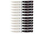 BergHOFF Pakka Wood 12pc Stainless Steel Steak Knife Set 4.75"