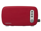 BergHOFF Seren 2Pc Side Loading Toaster with Red Panel
