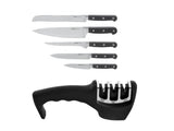 BergHOFF Essentials Contempo 6Pc Stainless Steel Knife Set with Wood Case