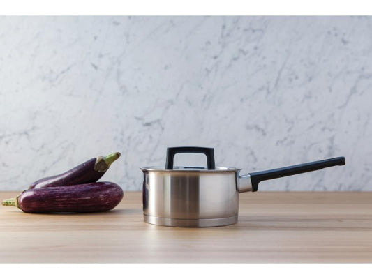 BergHOFF Ron 6.25" 18/10 Stainless Steel Covered Sauce Pan 1.7Qt.