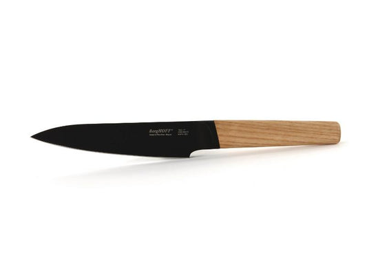 BergHOFF Ron 5" Stainless Steel Utility Knife, Wood Handle