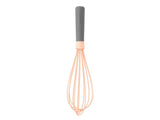 BergHOFF Leo 11" Nonstick Silicone Whisk, Pink & Gray