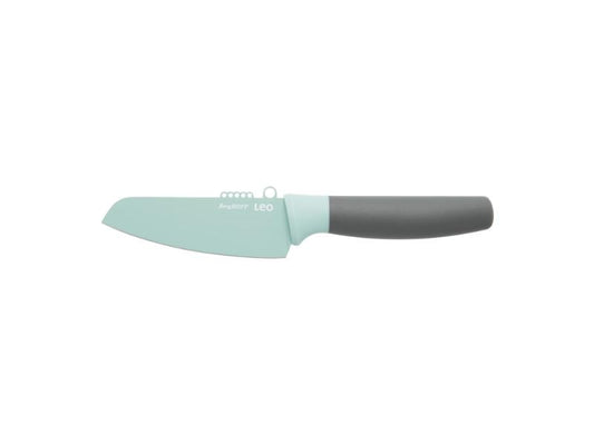 BergHOFF Leo 4.25" Stainless Steel Vegetable Knife with Zester, Mint