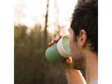 BergHOFF Leo 11.2oz Porcelain Travel Mug, Green