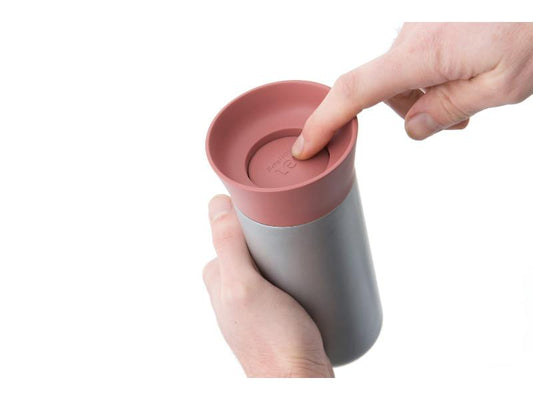 BergHOFF Leo 11.2oz 18/10 Stainless Steel Thermal Mug, Pink