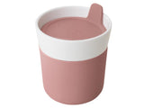 BergHOFF Leo 8.45oz Porcelain Travel Mug, Pink