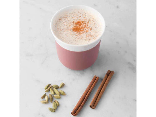 BergHOFF Leo 8.45oz Porcelain Travel Mug, Pink