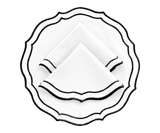 Black Circle Placemats