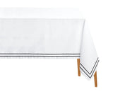 Embroidered Tablecloths - black