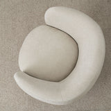 Bloom Upholstered Swivel Barrel Accent Chair (1-Piece)
