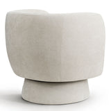 Bloom Upholstered Swivel Barrel Accent Chair (1-Piece)