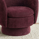 Bloom Upholstered Swivel Barrel Accent Chair (1-Piece)