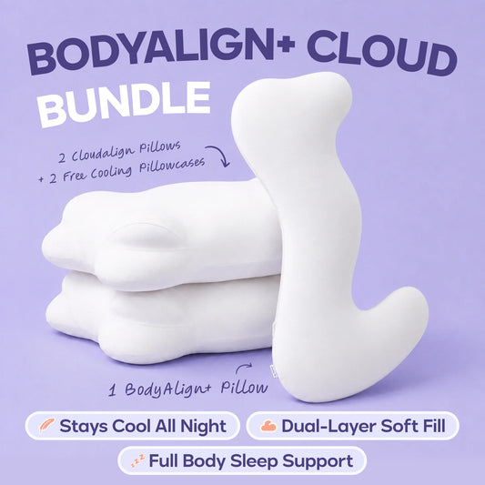BodyAlign Plus+ Cooling Pillow + 2 CloudAlign Pillows