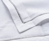 Gray Embroidery Napkins - Line Design