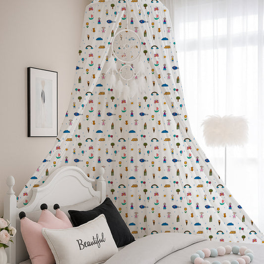 Boy & Girl Kids Printed Canopy