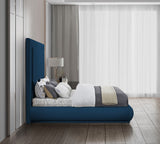 Brooke Elegant Mid Century Modern Upholstered Bed with High Headboard for Luxurious Sleep Experience