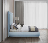 Brooke Elegant Mid Century Modern Upholstered Bed with High Headboard for Luxurious Sleep Experience