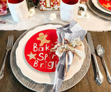Gray Plaid Napkins