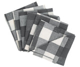 Gray Plaid Napkins