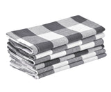 Gray Plaid Napkins