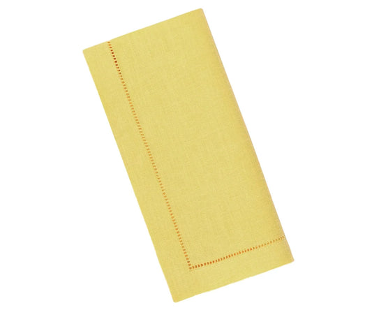 Butter Yellow Linen Napkins