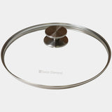 CXD Tempered Glass Lid with Stainless Steel Knob