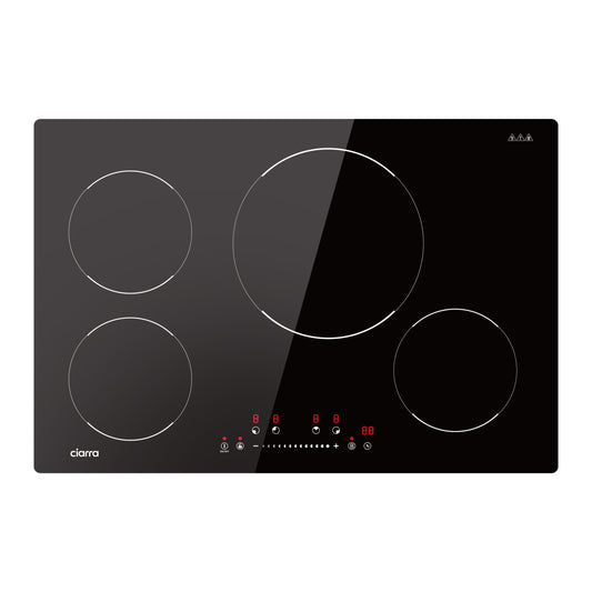 CIARRA 30 Inch Built-in Induction Cooktop 4 Burners 8200W with Booster CABIH304B-OW