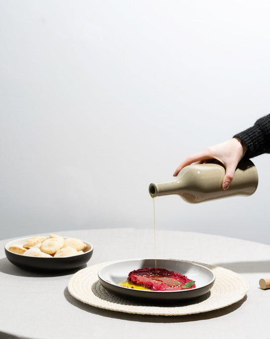 Stoneware Olive Oil Dispenser | Brutto 21 oz