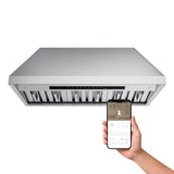 CIARRA Professional Series 28 inch Built-In Range Hood Insert with 4-Speed Levels and Smart Control | CAS28927A-OW