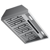CIARRA Professional Series 34 inch Built-In Range Hood Insert with 4-Speed Levels and Smart Control | CAS34927A-OW