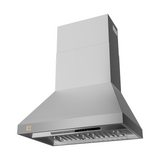 CIARRA Professional Series 36 inch 304 Stainless Steel Wall Mount Range Hood with 4-Speed Levels and Smart Control | CAS36313A-OW