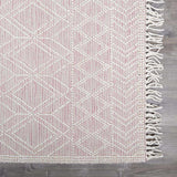 Ramsbury Soft Pink Wool Rug - Clearance
