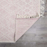 Ramsbury Soft Pink Wool Rug - Clearance