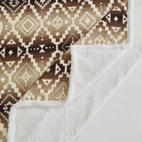 Chalet Aztec Campfire Sherpa Throw, 6 MOQ