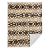 Chalet Aztec Campfire Sherpa Throw, 6 MOQ