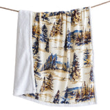 Acadia Campfire Sherpa Throw, 6 MOQ