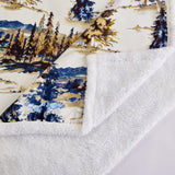 Acadia Campfire Sherpa Throw, 6 MOQ