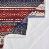 Home on the Range Aztec Campfire Sherpa Throw, 6 MOQ