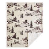 White Pine Campfire Sherpa Throw, 6 MOQ