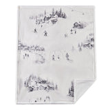 Ski Life Campfire Sherpa Throw, 6 MOQ
