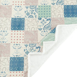 Patchwork Paisley Campfire Sherpa Throw